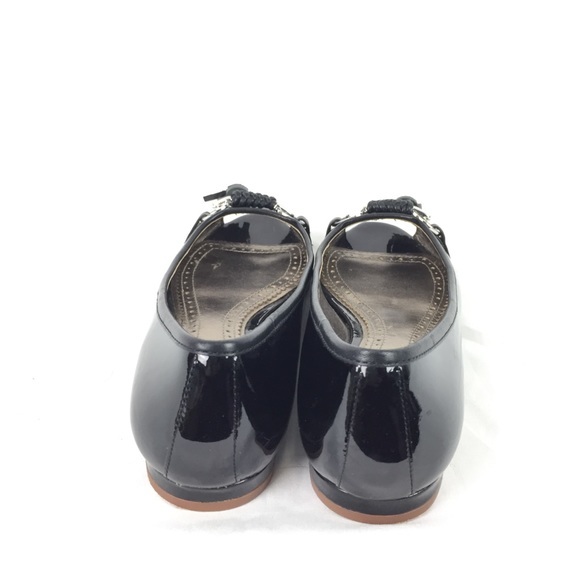 BROOKS BROS | open toe flat tassel open toe patent - Picture 4 of 8